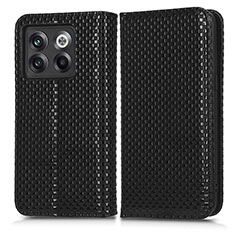 Coque Portefeuille Livre Cuir Etui Clapet C03X pour OnePlus 10T 5G Noir