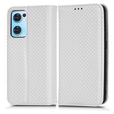 Coque Portefeuille Livre Cuir Etui Clapet C03X pour OnePlus Nord CE 2 5G Blanc