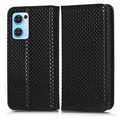 Coque Portefeuille Livre Cuir Etui Clapet C03X pour OnePlus Nord CE 2 5G Noir