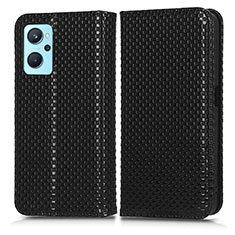 Coque Portefeuille Livre Cuir Etui Clapet C03X pour Oppo A96 4G Noir