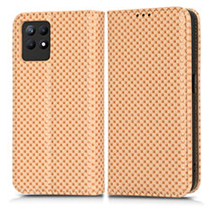 Coque Portefeuille Livre Cuir Etui Clapet C03X pour Realme 8i Or