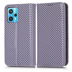 Coque Portefeuille Livre Cuir Etui Clapet C03X pour Realme 9 4G Violet