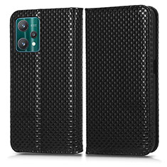 Coque Portefeuille Livre Cuir Etui Clapet C03X pour Realme 9 5G Noir