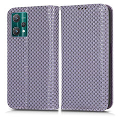 Coque Portefeuille Livre Cuir Etui Clapet C03X pour Realme 9 Pro 5G Violet