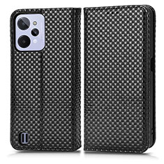 Coque Portefeuille Livre Cuir Etui Clapet C03X pour Realme C31 Noir