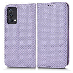 Coque Portefeuille Livre Cuir Etui Clapet C03X pour Realme GT Master 5G Violet