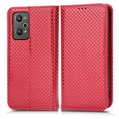 Coque Portefeuille Livre Cuir Etui Clapet C03X pour Realme GT Neo 3T 5G Rouge