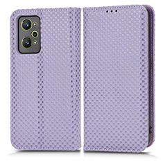 Coque Portefeuille Livre Cuir Etui Clapet C03X pour Realme GT Neo 3T 5G Violet