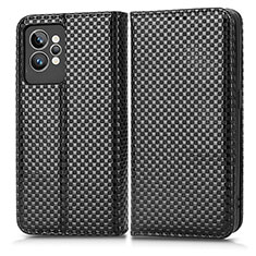 Coque Portefeuille Livre Cuir Etui Clapet C03X pour Realme GT2 Pro 5G Noir