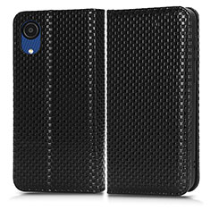 Coque Portefeuille Livre Cuir Etui Clapet C03X pour Samsung Galaxy A03 Core Noir