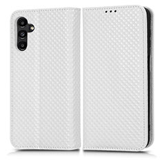 Coque Portefeuille Livre Cuir Etui Clapet C03X pour Samsung Galaxy A04s Blanc