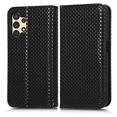 Coque Portefeuille Livre Cuir Etui Clapet C03X pour Samsung Galaxy A13 4G Noir