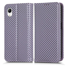 Coque Portefeuille Livre Cuir Etui Clapet C03X pour Samsung Galaxy A23s Violet