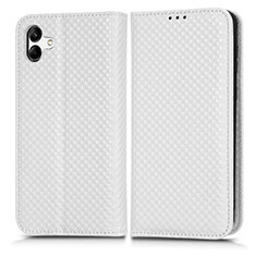 Coque Portefeuille Livre Cuir Etui Clapet C03X pour Samsung Galaxy F14 5G Blanc