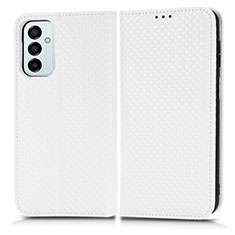 Coque Portefeuille Livre Cuir Etui Clapet C03X pour Samsung Galaxy F23 5G Blanc