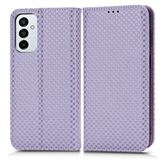 Coque Portefeuille Livre Cuir Etui Clapet C03X pour Samsung Galaxy F23 5G Violet