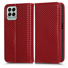 Coque Portefeuille Livre Cuir Etui Clapet C03X pour Samsung Galaxy M33 5G Rouge