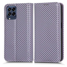 Coque Portefeuille Livre Cuir Etui Clapet C03X pour Samsung Galaxy M53 5G Violet