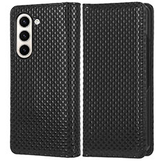 Coque Portefeuille Livre Cuir Etui Clapet C03X pour Samsung Galaxy Z Fold5 5G Noir