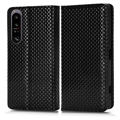 Coque Portefeuille Livre Cuir Etui Clapet C03X pour Sony Xperia 1 IV Noir