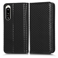 Coque Portefeuille Livre Cuir Etui Clapet C03X pour Sony Xperia 5 IV Noir