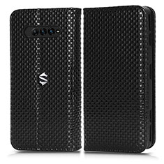 Coque Portefeuille Livre Cuir Etui Clapet C03X pour Xiaomi Black Shark 4 5G Noir