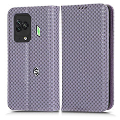 Coque Portefeuille Livre Cuir Etui Clapet C03X pour Xiaomi Black Shark 5 Pro 5G Violet