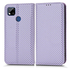 Coque Portefeuille Livre Cuir Etui Clapet C03X pour Xiaomi POCO C31 Violet