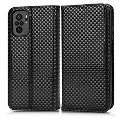 Coque Portefeuille Livre Cuir Etui Clapet C03X pour Xiaomi Poco M5S Noir