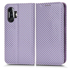 Coque Portefeuille Livre Cuir Etui Clapet C03X pour Xiaomi Redmi K40 Gaming 5G Violet