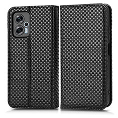 Coque Portefeuille Livre Cuir Etui Clapet C03X pour Xiaomi Redmi K50i 5G Noir