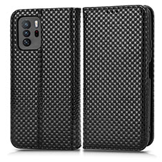 Coque Portefeuille Livre Cuir Etui Clapet C03X pour Xiaomi Redmi Note 10 Pro 5G Noir