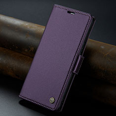 Coque Portefeuille Livre Cuir Etui Clapet C04S pour Google Pixel 8a 5G Violet