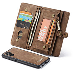 Coque Portefeuille Livre Cuir Etui Clapet C04S pour Samsung Galaxy A13 5G Marron