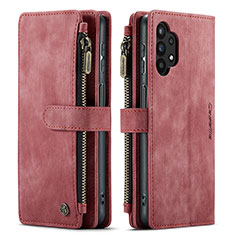 Coque Portefeuille Livre Cuir Etui Clapet C04S pour Samsung Galaxy A32 5G Rouge