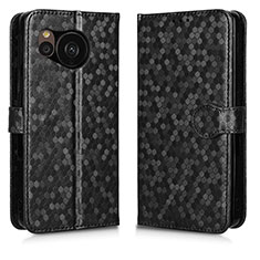 Coque Portefeuille Livre Cuir Etui Clapet C04X pour Sharp Aquos Sense7 Plus Noir