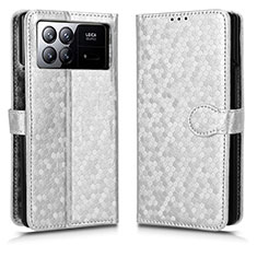 Coque Portefeuille Livre Cuir Etui Clapet C04X pour Xiaomi Mix Fold 3 5G Argent