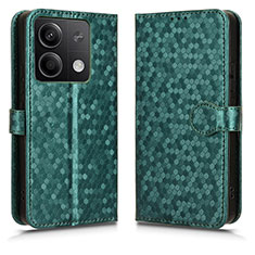 Coque Portefeuille Livre Cuir Etui Clapet C04X pour Xiaomi Redmi Note 13 5G Vert