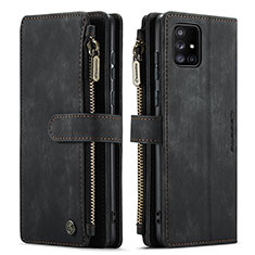 Coque Portefeuille Livre Cuir Etui Clapet C05S pour Samsung Galaxy A71 4G A715 Noir