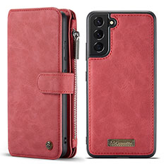 Coque Portefeuille Livre Cuir Etui Clapet C05S pour Samsung Galaxy S21 Plus 5G Rouge