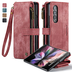 Coque Portefeuille Livre Cuir Etui Clapet C05S pour Samsung Galaxy Z Fold3 5G Rouge