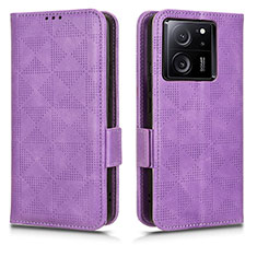 Coque Portefeuille Livre Cuir Etui Clapet C05X pour Xiaomi Mi 13T Pro 5G Violet