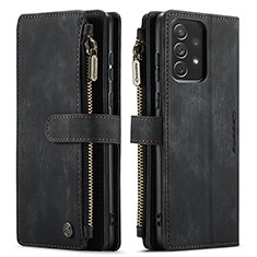 Coque Portefeuille Livre Cuir Etui Clapet C06S pour Samsung Galaxy A72 4G Noir