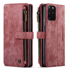 Coque Portefeuille Livre Cuir Etui Clapet C07S pour Samsung Galaxy S20 Plus Rouge