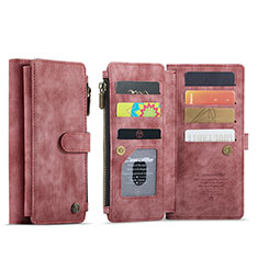 Coque Portefeuille Livre Cuir Etui Clapet C07S pour Samsung Galaxy S21 Plus 5G Rouge