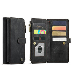 Coque Portefeuille Livre Cuir Etui Clapet C07S pour Samsung Galaxy S23 5G Noir