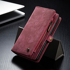 Coque Portefeuille Livre Cuir Etui Clapet C11S pour Samsung Galaxy S23 5G Rouge