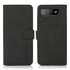 Coque Portefeuille Livre Cuir Etui Clapet D01Y pour Asus ROG Phone 7 Noir