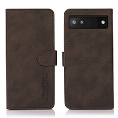 Coque Portefeuille Livre Cuir Etui Clapet D01Y pour Google Pixel 7a 5G Marron