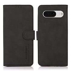 Coque Portefeuille Livre Cuir Etui Clapet D01Y pour Google Pixel 8 5G Noir